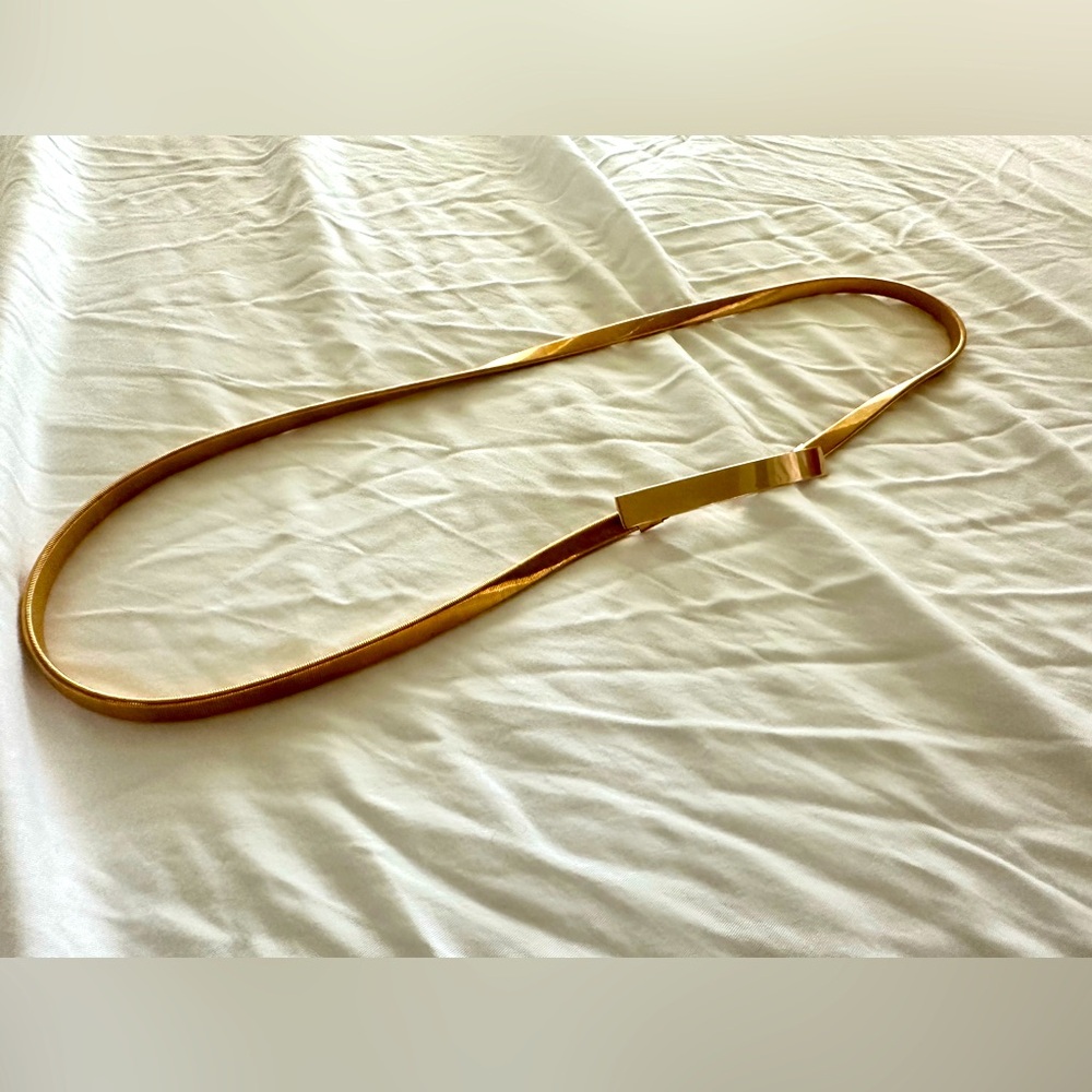 Elegant Gold Women's Belt